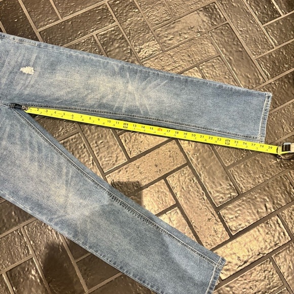 Junior Hudson size 16 distressed straight leg Jeans - Picture 5 of 7